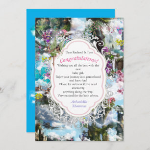 Fantasy Andere werelden in de wolken Hartelijk dan Bedankkaart