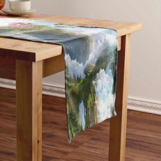 Fantasy Andere werelden in de wolken Korte Tafelloper (Voorbeeld)