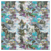 Fantasy Andere werelden in de wolken Stof (Swatch)