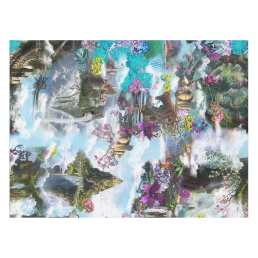 Fantasy Andere werelden in de wolken Tafelkleed (Voorkant (Horizontaal))