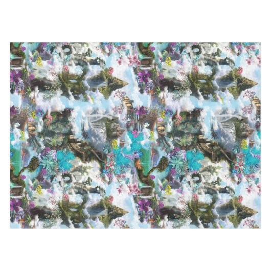 Fantasy Andere werelden in de wolken Tafelkleed (Voorkant (Horizontaal))