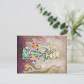 Fantasy Angel Girl Briefkaart (Staand voorkant)
