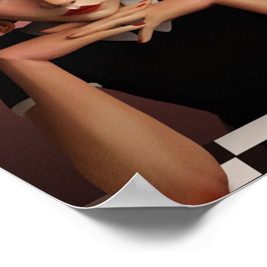 Fantasy Anime Art Chess Game Poster (Hoek)