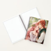 Fantasy Anime Couple Sketchbook Notitieboek (Binnen)