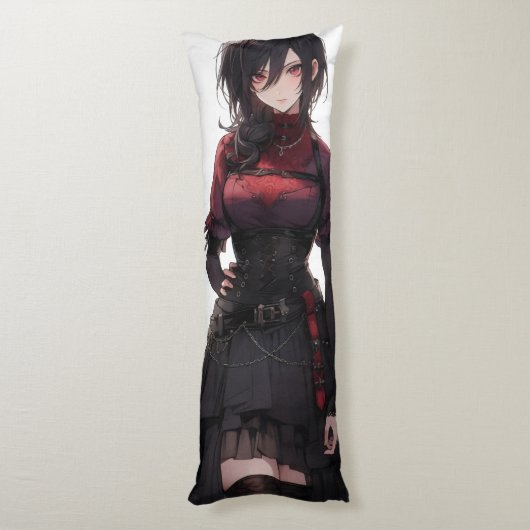 Fantasy Anime Meisje Lichaamskussen (Achterkant (Verticaal))