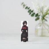 Fantasy Anime Meisje Mini Visitekaartje (Staand voorkant)