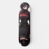 Fantasy Anime  Meisje Persoonlijk Skateboard (Voorkant)