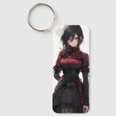 Fantasy Anime  Meisje Sleutelhanger (Voorkant)