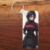 Fantasy Anime  Meisje Sleutelhanger (Voorkant)