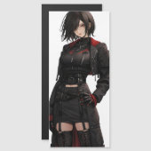 Fantasy Anime Mysterious Girl (Voorkant / Achterkant)