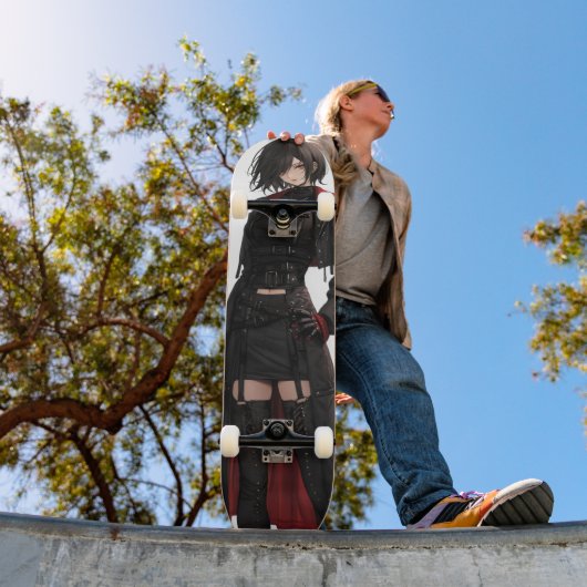 Fantasy Anime Mysterious Girl Persoonlijk Skateboard (Buiten 1)