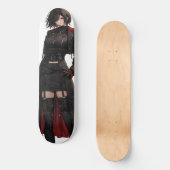 Fantasy Anime Mysterious Girl Persoonlijk Skateboard (Voorkant)