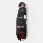 Fantasy Anime Mysterious Girl Persoonlijk Skateboard (Voorkant)