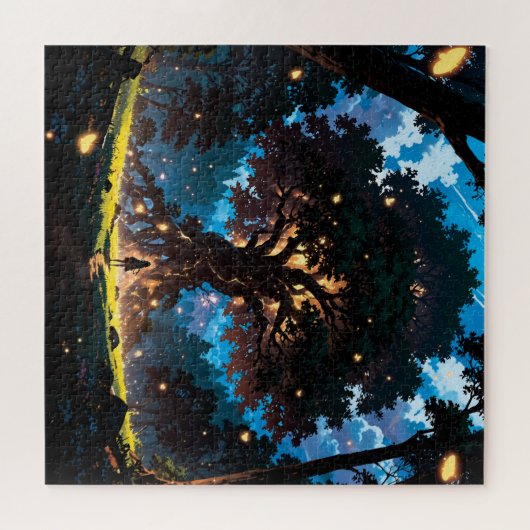 Fantasy anime style forest legpuzzel (Horizontaal)