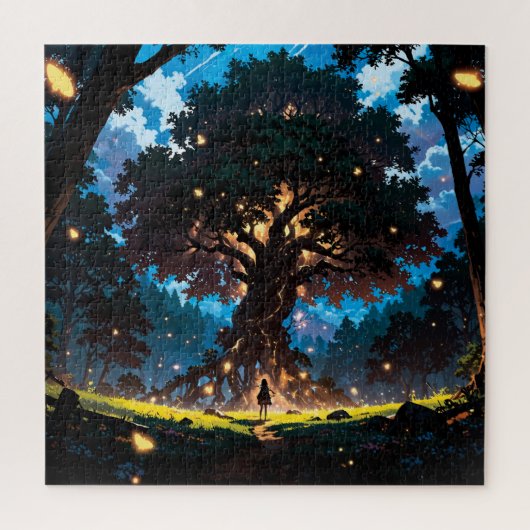 Fantasy anime style forest legpuzzel (Verticaal)