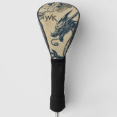 Fantasy Antieke Draken Persoonlijk Golfheadcover (Voorkant)
