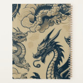 Fantasy Antieke Draken  Planner (Achterkant)
