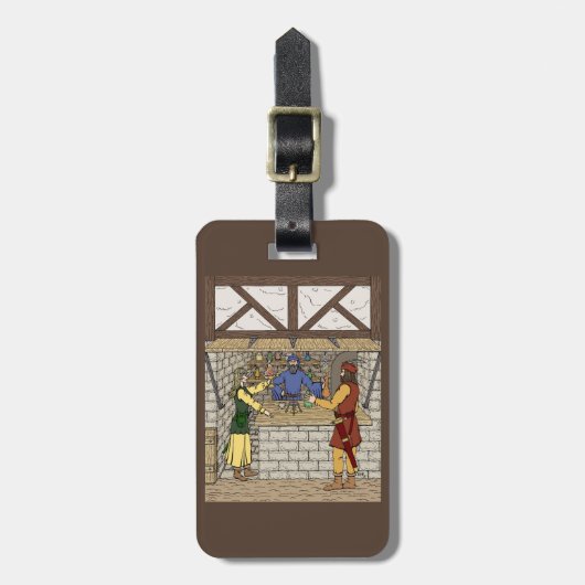 Fantasy Apothecary Shop Bagagelabel (Voorkant verticaal)