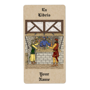 Fantasy Apothecary Shop Bookplaat Etiket
