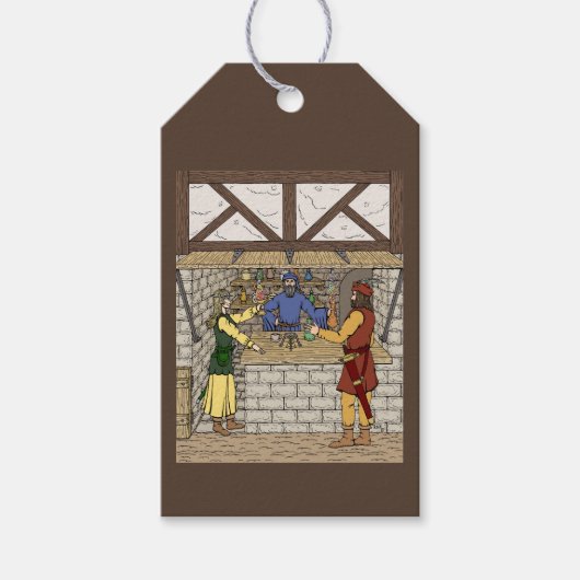 Fantasy Apothecary Shop Cadeaulabel (Voorkant)