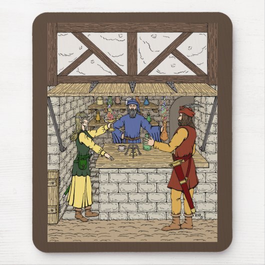 Fantasy Apothecary Shop Muismat (Voorkant)