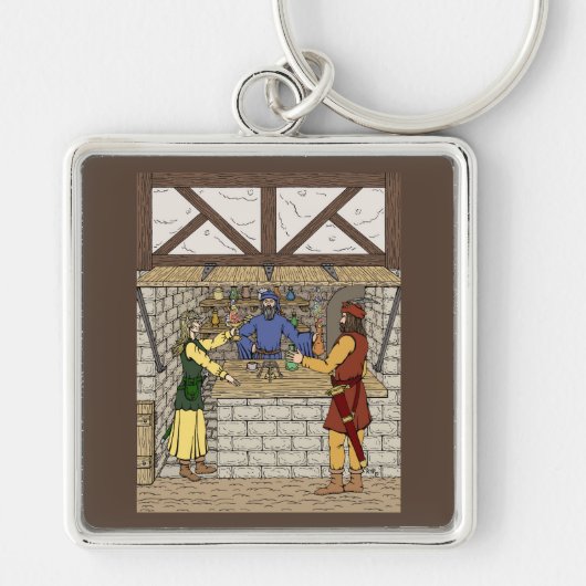 Fantasy Apothecary Shop Sleutelhanger (Voorkant)
