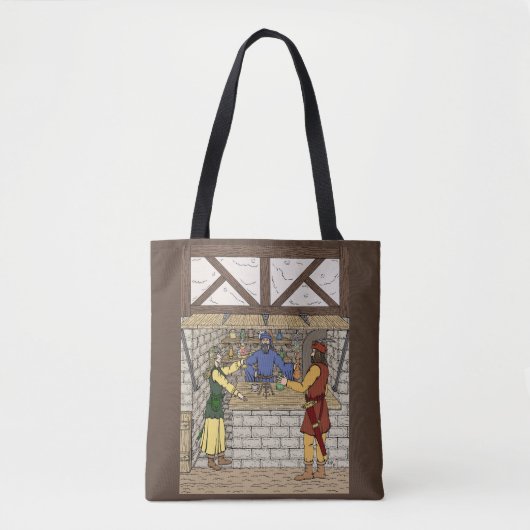 Fantasy Apothecary Shop Tote Bag (Voorkant)
