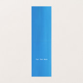 Fantasy Aqua Blue Zeepaardje in Groen Zeewier Visitekaartje (Binnenkant ongevouwen)