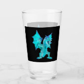 Fantasy Aqua Dragon Glas (Voorkant)
