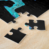 Fantasy Aqua Dragon Legpuzzel (Zijkant)