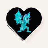 Fantasy Aqua Dragon Notitieboek (Voorkant)