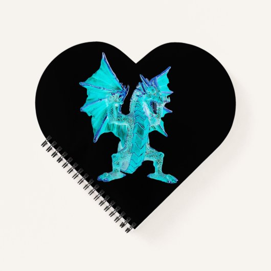 Fantasy Aqua Dragon Notitieboek (Voorkant)