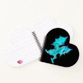 Fantasy Aqua Dragon Notitieboek (Binnen)