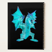Fantasy Aqua Dragon Planner (Achterkant)