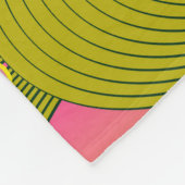 Fantasy Arcs kralen roze groen Fleece Deken (Hoek)