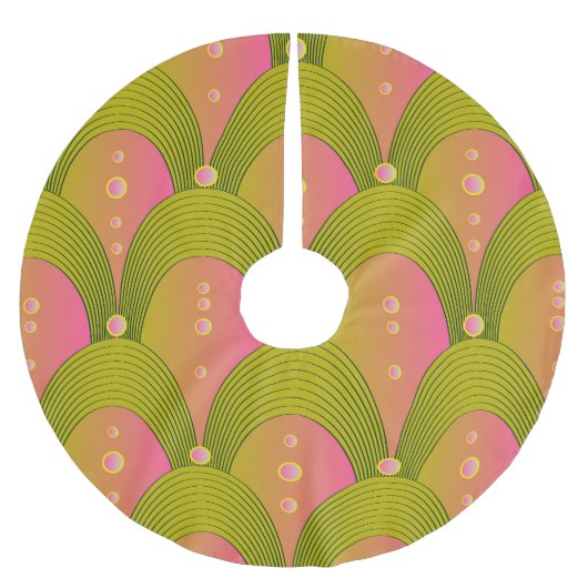 Fantasy Arcs kralen roze groen Kerstboom Rok (Voorkant)
