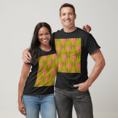 Fantasy Arcs kralen roze groen T-shirt (Unisex)