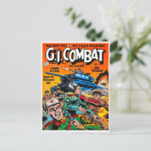 Fantasy Army Tank Combat Briefkaart (Staand voorkant)