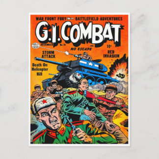 Fantasy Army Tank Combat Briefkaart