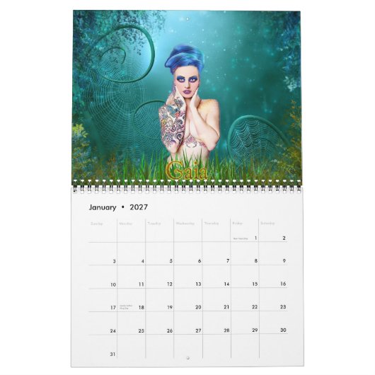 Fantasy Art Agenda 2013 Kalender (Jan 2027)