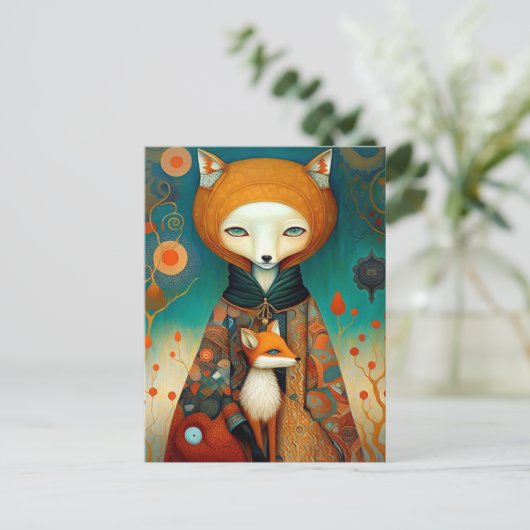 Fantasy Art Briefkaart (Staand voorkant)