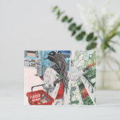 Fantasy Art-Briefkaart voor de kunstkleverij Briefkaart (Staand voorkant)