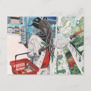 Fantasy Art-Briefkaart voor de kunstkleverij Briefkaart