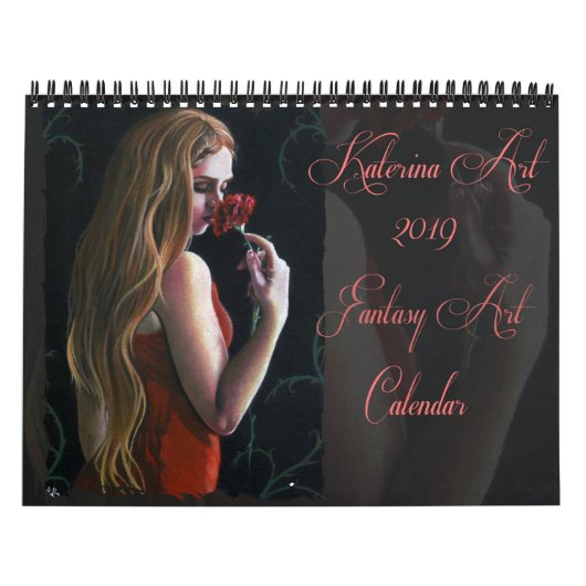 Fantasy Art Calendar 2019 Katerina Art Kalender (Hoes)