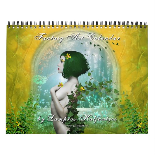 Fantasy Art Calendar Kalender (Hoes)