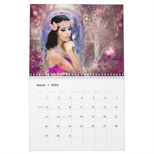 Fantasy Art Calendar Kalender (Mar 2026)