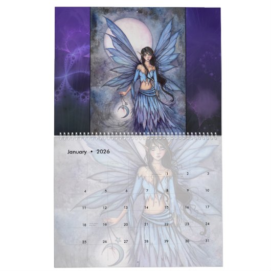 Fantasy Art Calendar van Molly Harrison Kalender (Jan 2026)