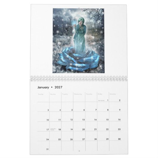 Fantasy Art Calendar - Versie 1 Kalender (Jan 2027)