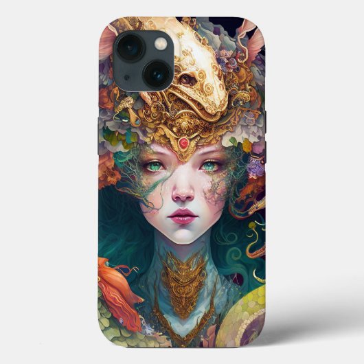 Fantasy Art Dragon Goddess Queen Case-Mate iPhone Case (Achterkant)