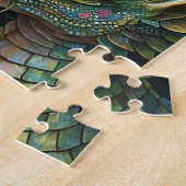 Fantasy Art Dragon Goddess Queen Jigzaag Puzzle Legpuzzel (Zijkant)